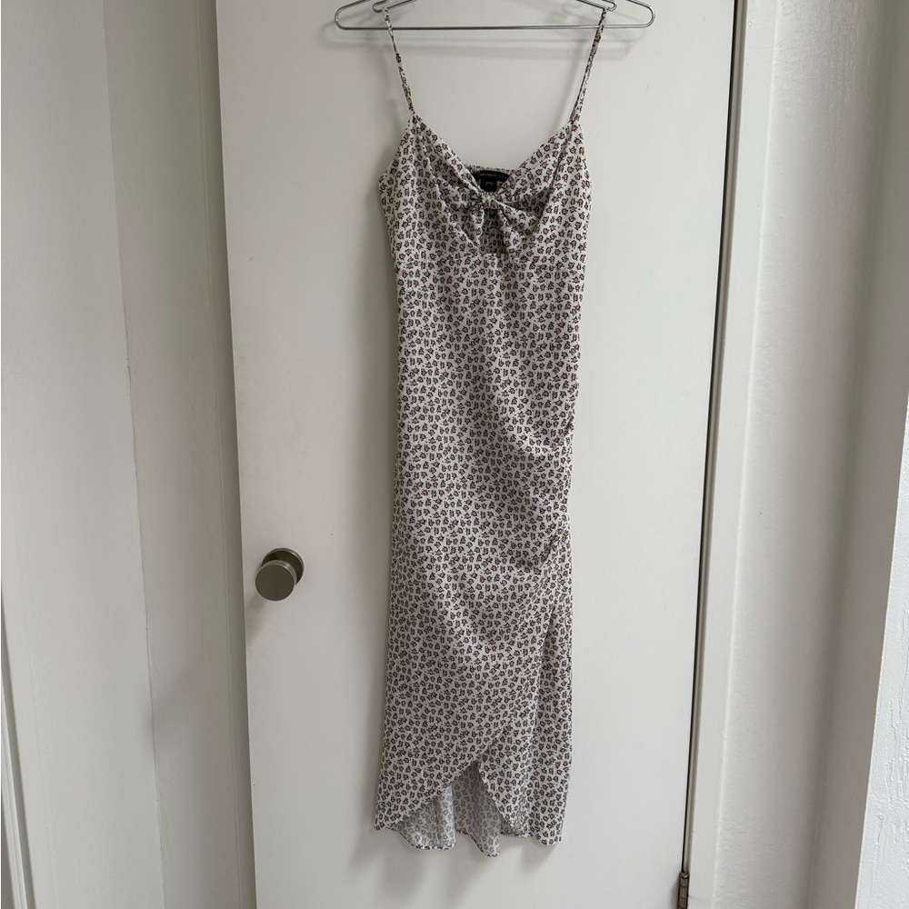 French Connection XS Floral Spaghetti Strap midi Dress